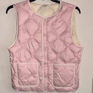 BALABALA girls Pink Quilted down Vest with Pockets 165/84a 13-14 years youth